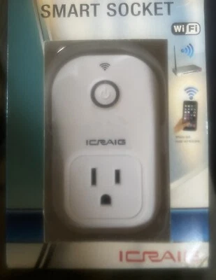 iCraig Smart Socket Built In WiFi Compatible With Smartphones- CSH301~ NIB - Image 1 of 2