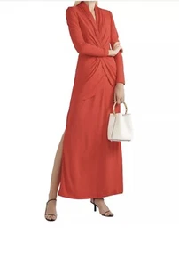 Diane Von Furstenberg Red Maxi Dress - Picture 1 of 10
