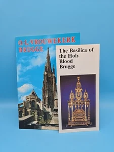 Church Of Our Lady Brugge + Basilica of the Holy Blood Brugge 1989 Belguim Book - Picture 1 of 11