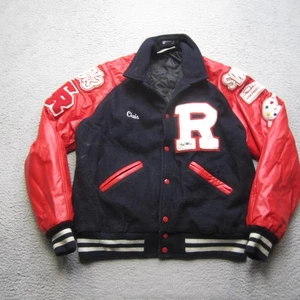 Vintage Redlands High School Jacket Mens Large Wool Balfour Letterman 2010s Blac - Picture 1 of 16