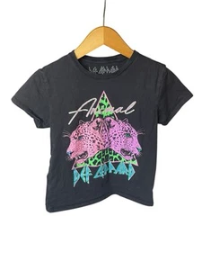 Camiseta para mujer Def Leppard Band XS negra con gráficos Rock Tour Y2K Grunge - Imagen 1 de 3