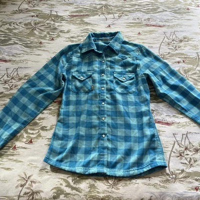 Top Dakine Mujer Capa Base Poliéster Franela Excelente Estado Usado Talla S Foto 1 de 4