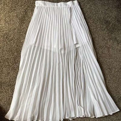 Falda larga blanca para mujer Bebe talla 00, se ajusta un poco más pequeña de lo habitual 00 Foto 1 de 4