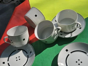 ESMOQUIN SWID POWELL NEGRO 2 1/4X3 3/8 TAZAS Y PLATILLOS GWATHMEY SIEGEL 2-4 DISPONIBLES - Imagen 1 de 19