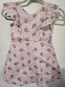 Janie and Jack pink floral dress, 100% cotton, size 7 - Picture 1 of 5