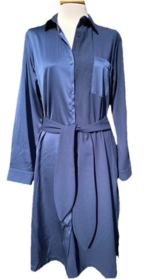 Vicario cinque Kleid blau Aurica 3139 Damen edel Gr. M und XL - Bild 1 von 4