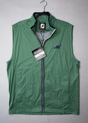 FootJoy Men's Hydroknit VEST Full Zip Size Large Evergreen/Navy NWT - Image 1 of 4
