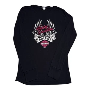 Harley Davidson Czech Republic Schwarz Langarmshirt Damen Medium " - Bild 1 von 7