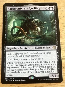 Karumonix, the Rat King R Phyrexia: All Will Be One 98 MTG - Picture 1 of 2