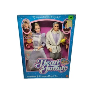 Mattel 1986 The Heart Family Oma und Opa Herz Großeltern Puppen NRFB - Bild 1 von 13