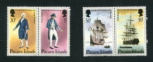 PITCAIRN ISOLE SCOTT#156-159 (158a-159)un SET DI 4 BICENTENARIO - Foto 1 di 1