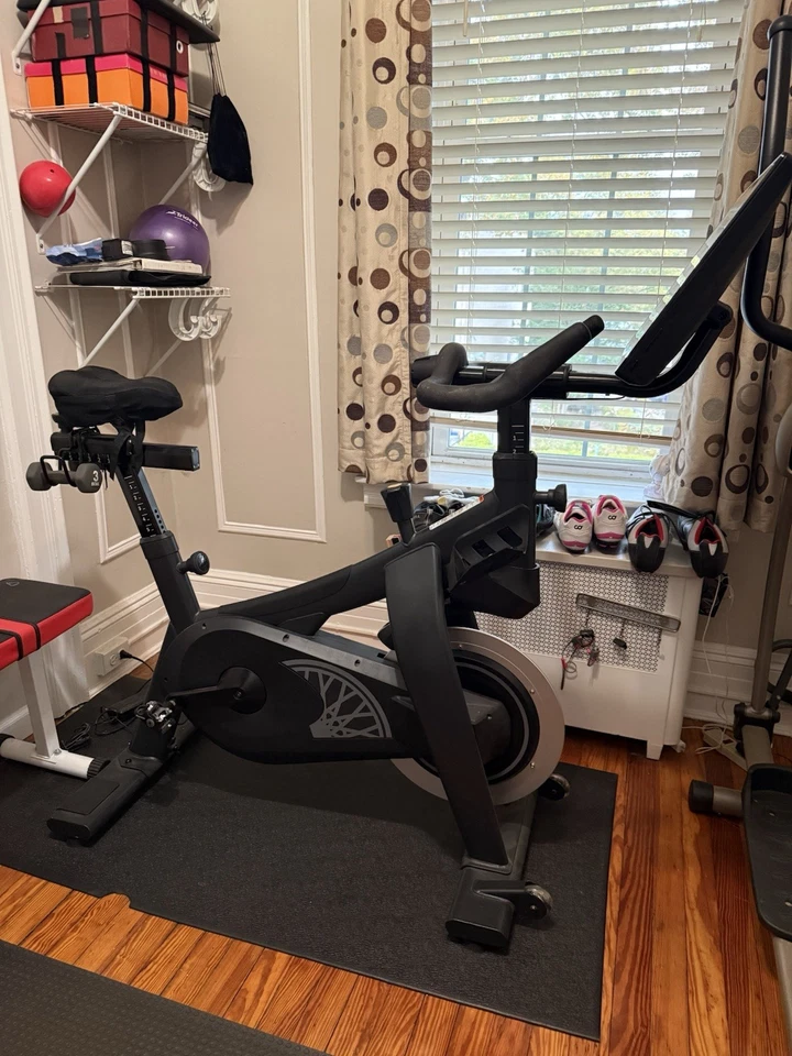 SoulCycle At-Home Bike with Dumbbells and Disco Light Excellent Condition - Image 1 of 1