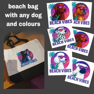 Personalises Beach Bag - Picture 1 of 3