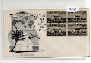 United States - First Day/Souvenir Cover - (213) 1947  Air Mail - South Atlantic - Picture 1 of 1