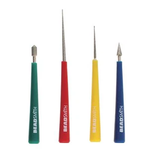 Beadsmith Bead Reamer Set 4Pcs Acrylic Multicoloured - Picture 1 of 7