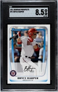 2011 Bowman Prospects BP1 Bryce Harper SGC 8.5 NM-MT+ - Picture 1 of 2
