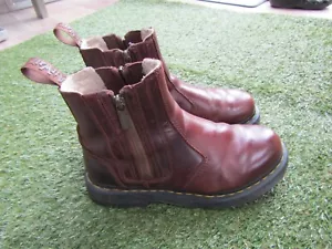 Botas Chelsea Dr Martens 2976 Alyson Forradas de Piel Agarre de Invierno Cremallera Reino Unido Talla 7 - Marrón - Imagen 1 de 7