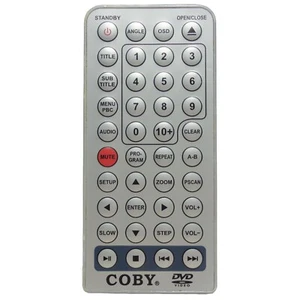 Telecomando lettore DVD originale di fabbrica Coby DVD755 per Coby DVD755 - Foto 1 di 6