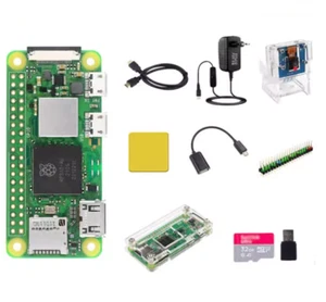 Raspberry Pi Zero 2 W Starter Kit Case Power Supply Heatsink Camera HDMI Cable - Afbeelding 1 van 9