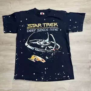Vintage Star Trek Deep Space Nine All Over Print AOP Tshirt Mens Size Large - Picture 1 of 8