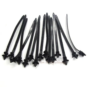 50Pcs Ties Releasable Nylon Cable Strap Push Mount Wire For Honda Mazda 7mm Hole - Bild 1 von 3