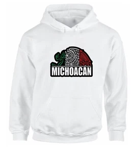 Michoacan Eagle Unisex 100 % Baumwolle individueller Hoodie Pullover S, M, L, XL, XXL - Bild 1 von 3