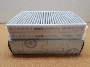 NUEVO ORIGINAL MERCEDES BENZ COMBINACIÓN FILTRO DE AIRE CABINA FABRICANTE DE EQUIPOS ORIGINALES PARTE #A 2218300718 - Imagen 1 de 4