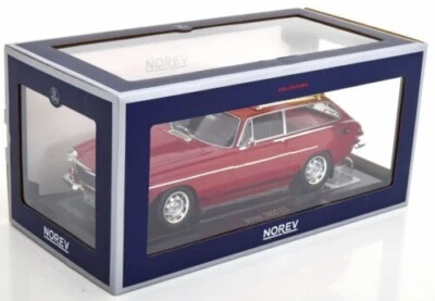 NOREV COLLECTORS 1:18 DIE CAST AUTO VOLVO 1800 ES US VER 1972 ROSSO ART 188723 - Immagine 1 di 3