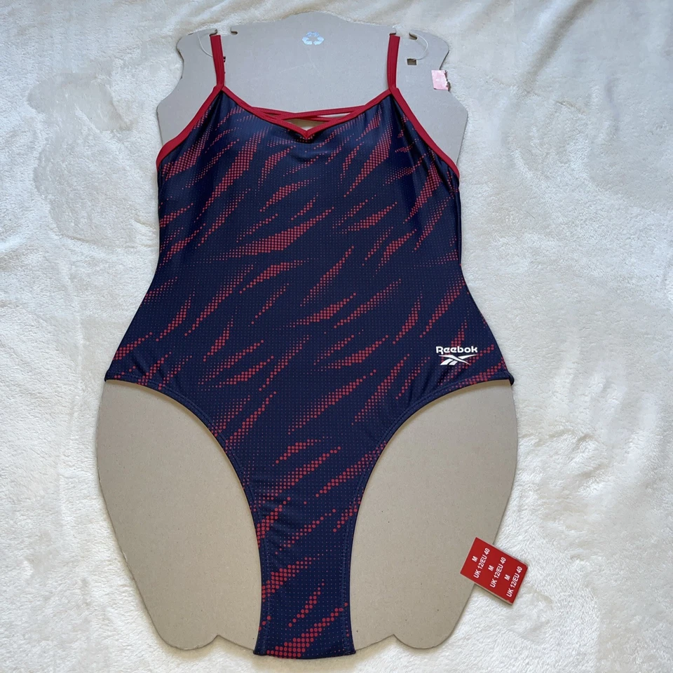 Nuevo con etiquetas Disfraz de natación múltiple Reebok para mujer talla 12 azul  Foto 1 de 4