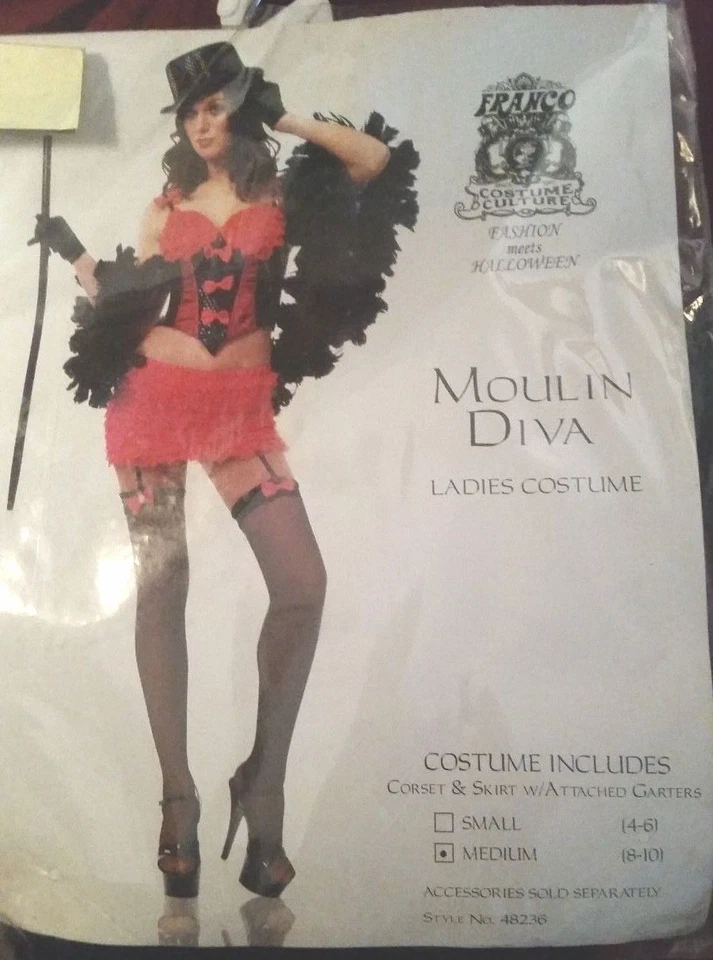 Disfraz de Diva Moulin Franco Americano Foto 1 de 1