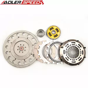 ADLERSPEED GEFEDERTE KUPPLUNG DOPPELSCHEIBENSATZ FÜR 2004-2018 SUBARU WRX STI EJ25 6 GANG - Bild 1 von 4