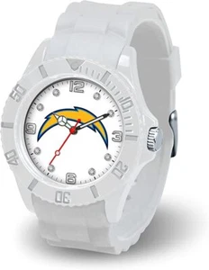 Los Angeles San Diego Chargers Women's Cloud Watch by Rico White Silicone Ladies - Picture 1 of 2