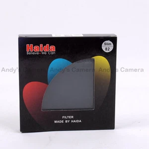 Haida 82mm Slim ND1.8 (6 Stops) 64x Neutral Density Grey Filter ND64 - Picture 1 of 2