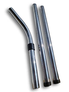 Numatic Henry Hoover Hetty Vacuum Cleaner METAL CHROME EXTENSION KIT HOSE PIPE - Picture 1 of 7