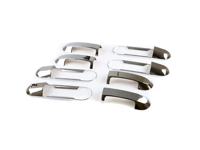 02-07 For FORD EXPLORER SUV CHROME 4PC FRONT REAR EXTERIOR DOOR HANDLE COVER SET - Imagem 1 de 3