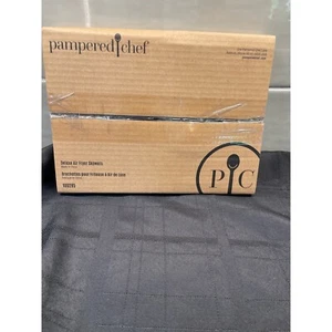 Pampered Chef Deluxe Air Fryer Skewers Stainless Steel New in Box - Picture 1 of 2