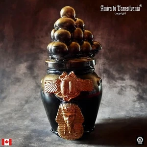 vintage bottle witchcraft magic potion egyptian pharaohs beetle immortality set - Picture 1 of 24