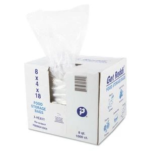 Inteplast Group PB080418XH 8-qt. 1.2 mil Food & Utility Bags - CL(1000/CT) New - Picture 1 of 4