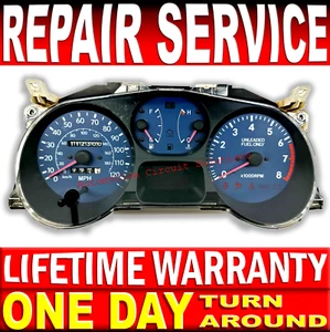 1996-1997 TOYOTA RAV4 Dash Speedometer Instrument Gauge Cluster *REPAIR SERVICE* - Picture 1 of 8