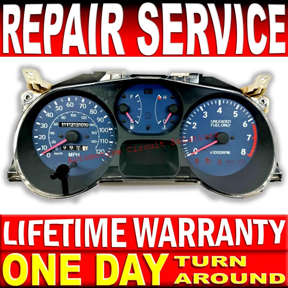 1996-1997 TOYOTA RAV4 Dash Speedometer Instrument Gauge Cluster *REPAIR SERVICE* - Image 1 of 4