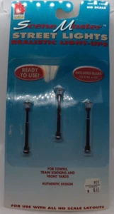 Street Lights #1254 Scene Master Escala HO Modelo Kit 011323DMT - Imagen 1 de 2