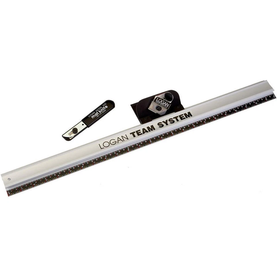 Logan Graphic 424-1 Team System Plus Mat Cutting Kit - Silver