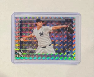 2025 Topps Chrome Gerrit Cole Geometric Refractor NY Yankees Ace #110 - Picture 1 of 2
