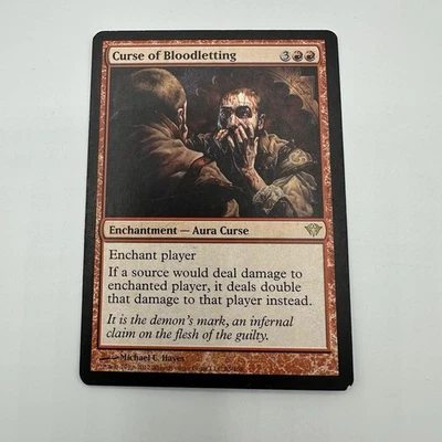 Curse of Bloodletting #85 (LP) Dark Ascension DKA Magic Magic The Gathering Foto 1 de 2