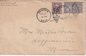 1933 US SPECIAL DELIVERY COVER ENV WITH 10c AND 3c WASHINGTON STAMPS - Bild 1 von 2