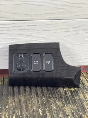 OEM. Interruptor de espejo de tablero Acura MDX 2007-2013 moldura de control moldura madera oscura Foto 1 de 4