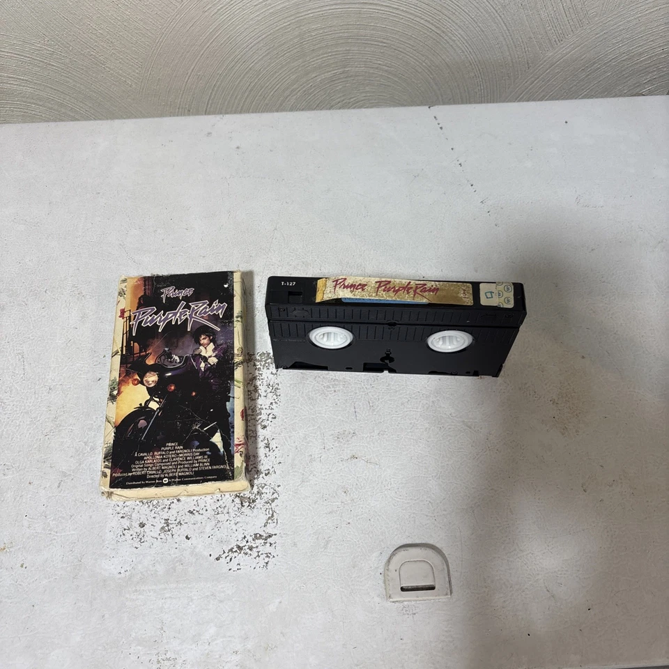 Prince Purple Rain 1984 VHS Warner Home Video No Barcode Foto 1 de 4