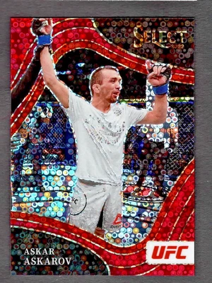 2022 Askar Askarov Select UFC Red Disco Octagonside /99 #205 - Image 1 of 2