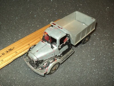 Tootsie Toy 1 Dump Truck L-Line 5 1/2" Long  Chicago 24 Made in U.S.A. Vintage - Image 1 of 4