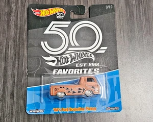HOT WHEELS 2018 50th Anniversary Favorites 60s Ford Econoline Real Riders 3/10 - Picture 1 of 2